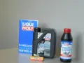 Olio motore Liqui Moly 10W-40 per Sym Symphony 125, candela NGK e olio per ingranaggi.