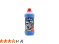 Flacone di liquido per radiatori Rhütten PURO, blu, con indicatore di temperatura sul retro. Ideale per proteggere il motore.