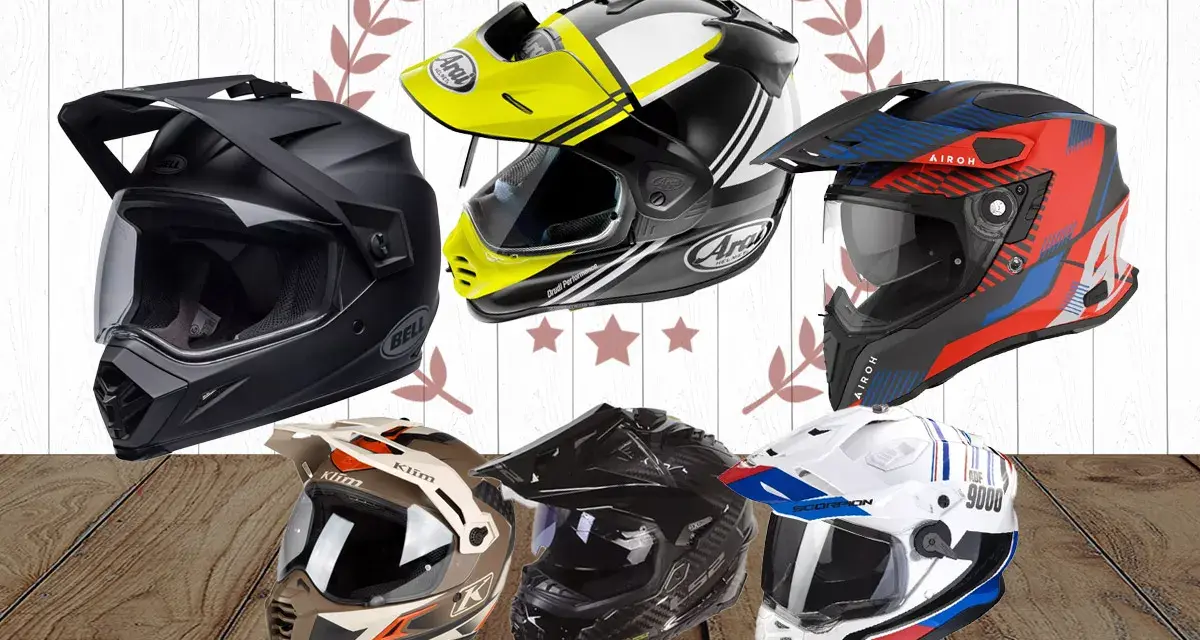Varietà di caschi da moto, dai modelli da fuoristrada a quelli integrali, tutti progettati per offrire caschi più sicuri.