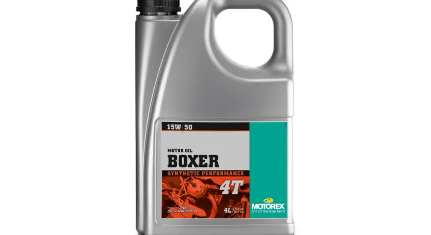 Olio motore Motorex Boxer 4T 15W-50, ideale per la tua BMW R850R. Prestazioni sintetiche per un motore sempre al top.