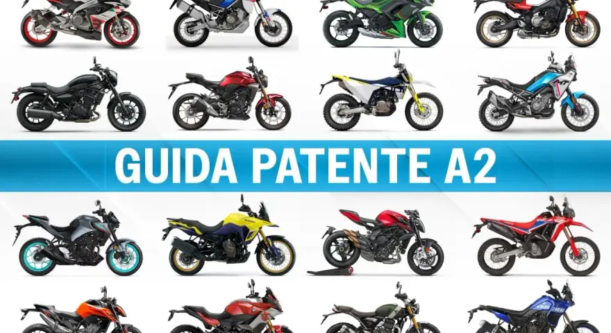 Una carrellata di moto ideali per **moto principianti** con patente A2: sportive, naked, enduro e crossover.