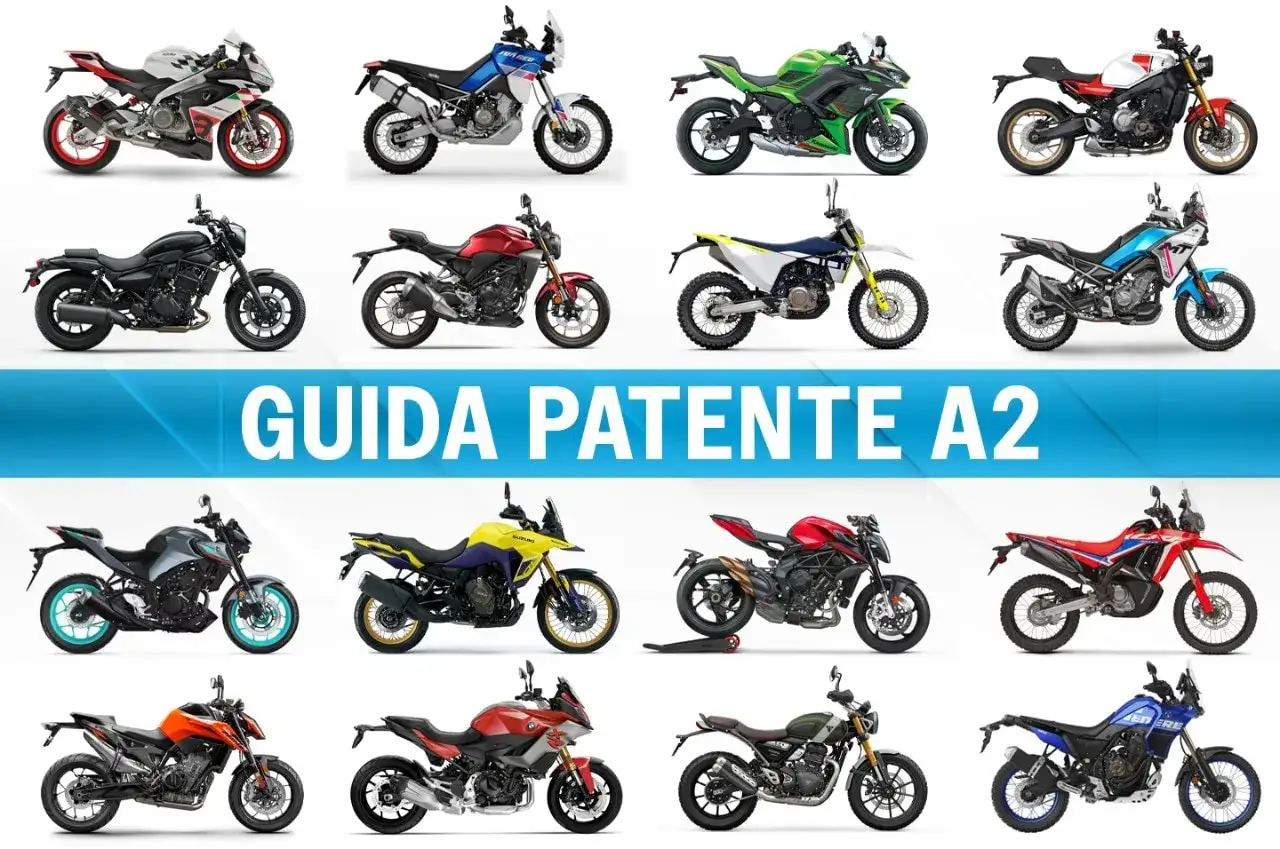 Una carrellata di moto per principianti, ideali per chi ha la patente A2. Diverse tipologie per ogni esigenza.