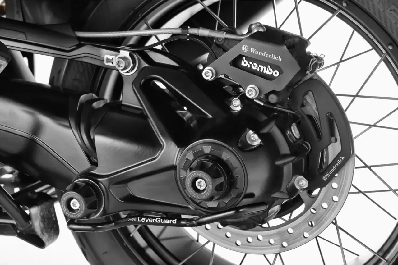 Protezioni Wunderlich per BMW R 1250 R: un dettaglio che previene i difetti.