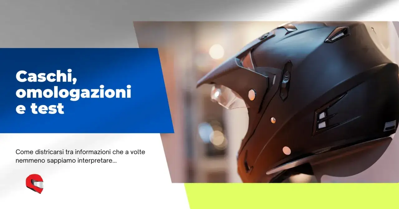 Casco da moto nero, con testo
